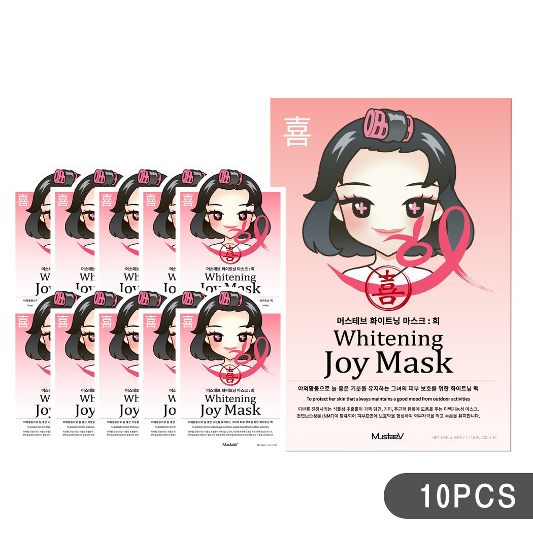 MustaeV - Mood Therapy Mask - Whitening Joy (10 Pack) - oddros.shop